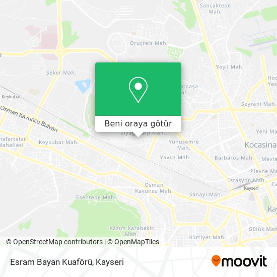 Esram Bayan Kuaförü harita