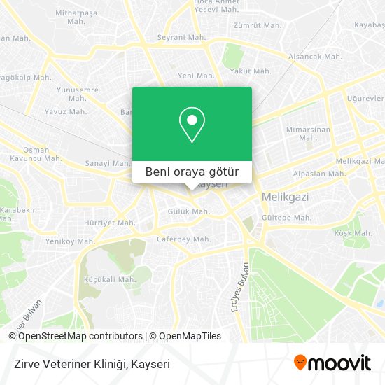 Zirve Veteriner Kliniği harita