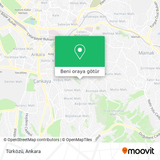 Türközü harita