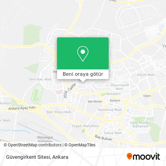 Güvengirkent Sitesi harita