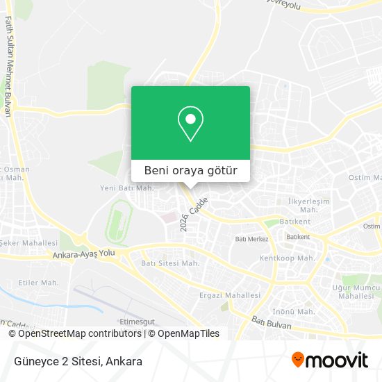 Güneyce 2 Sitesi harita