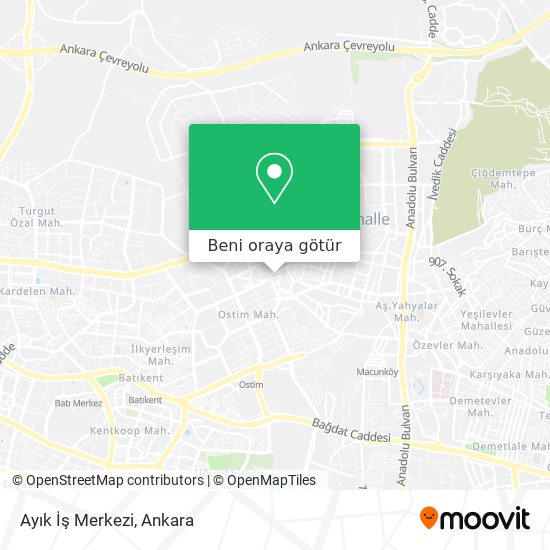 Ayık İş Merkezi harita