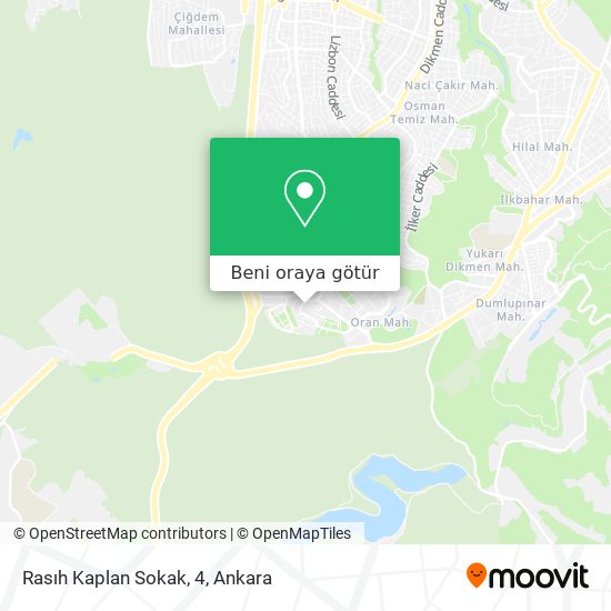 Rasıh Kaplan Sokak, 4 harita