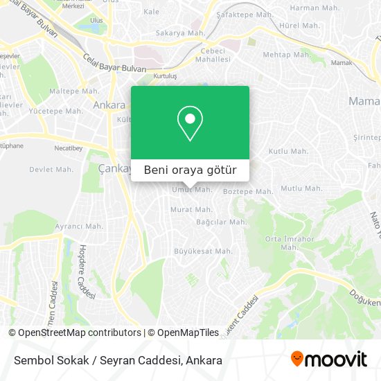 Sembol Sokak / Seyran Caddesi harita
