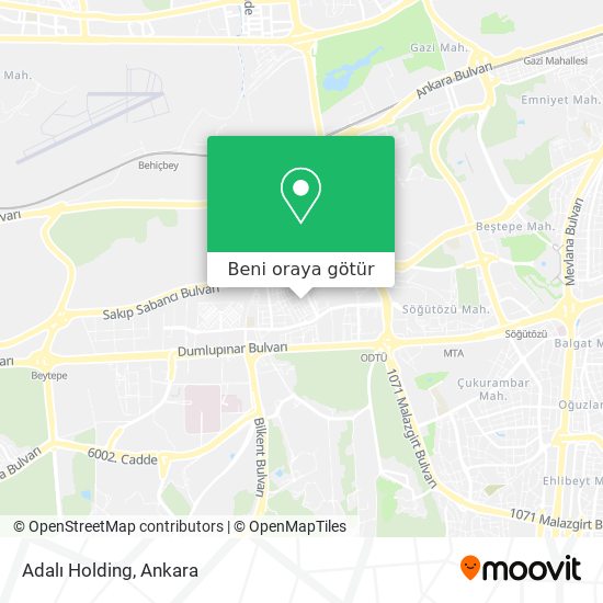 Adalı Holding harita