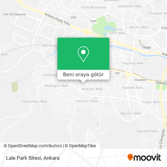 Lale Park Sitesi harita