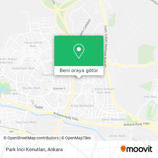 Park İnci Konutları harita