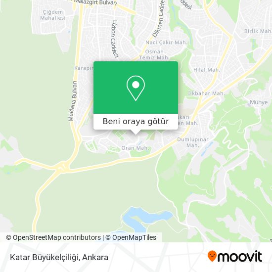 Katar Büyükelçiliği harita