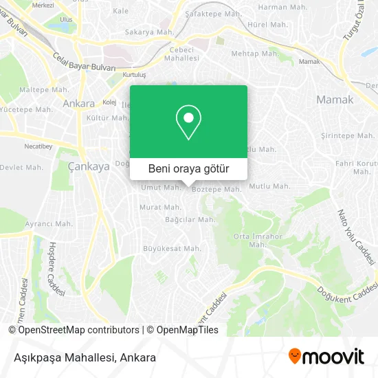Aşıkpaşa Mahallesi harita