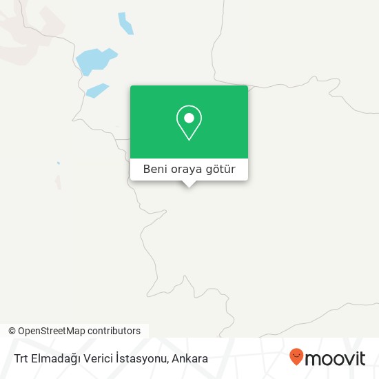 Trt Elmadağı Verici İstasyonu harita