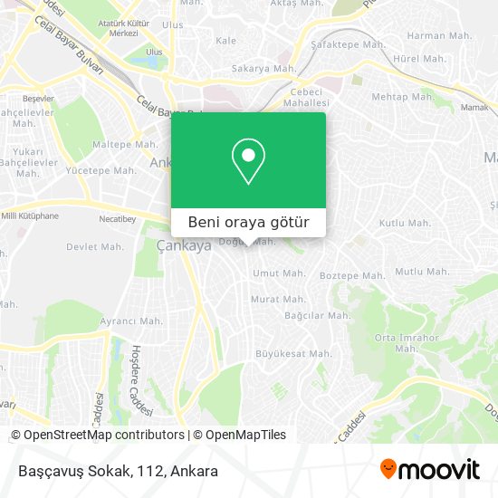 Başçavuş Sokak, 112 harita