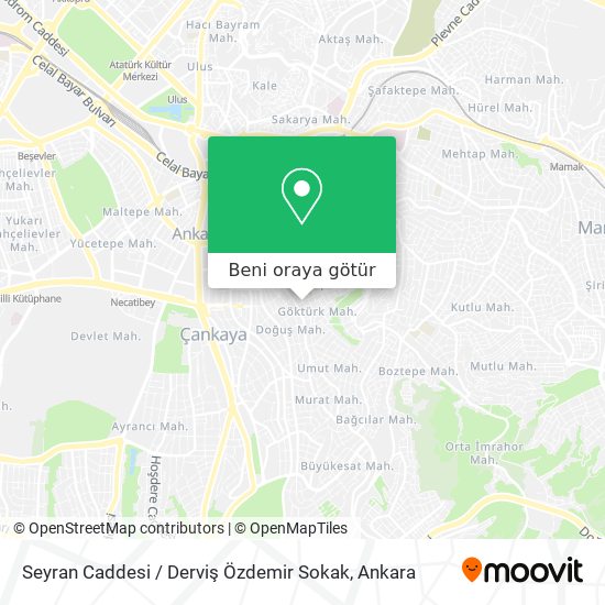 Seyran Caddesi / Derviş Özdemir Sokak harita