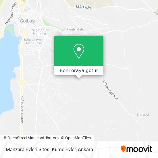 Manzara Evleri Sitesi Küme Evler harita