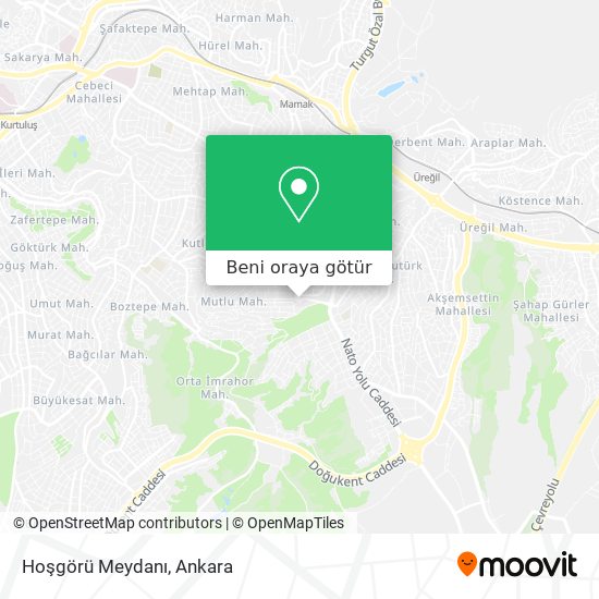 Hoşgörü Meydanı harita