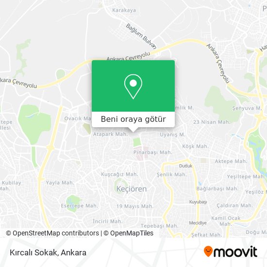 Kırcalı Sokak harita