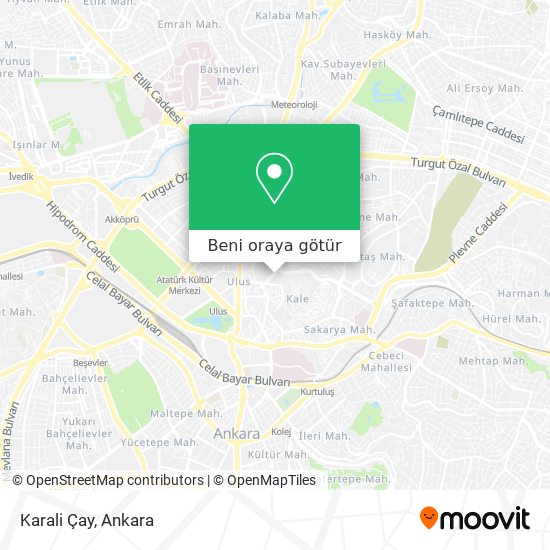 Karali Çay harita