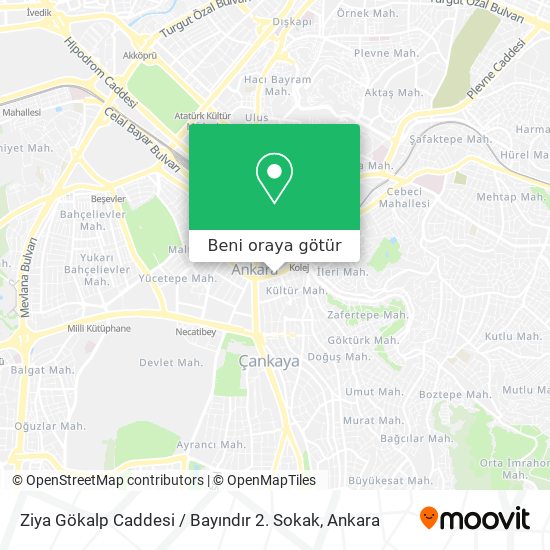 Ziya Gökalp Caddesi / Bayındır 2. Sokak harita