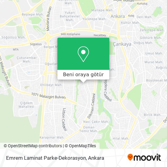 Emrem Laminat Parke-Dekorasyon harita