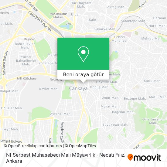 Nf Serbest Muhasebeci Mali Müşavirlik - Necati Filiz harita