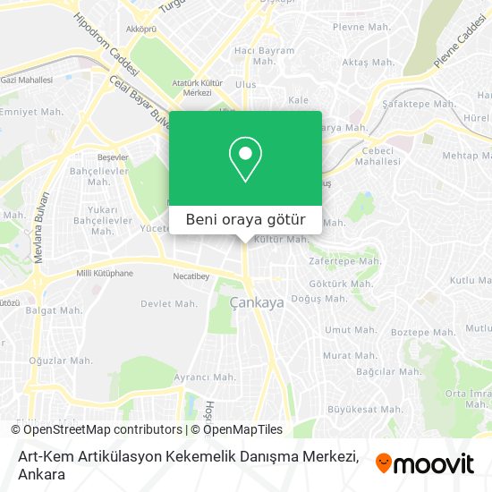 Art-Kem Artikülasyon Kekemelik Danışma Merkezi harita