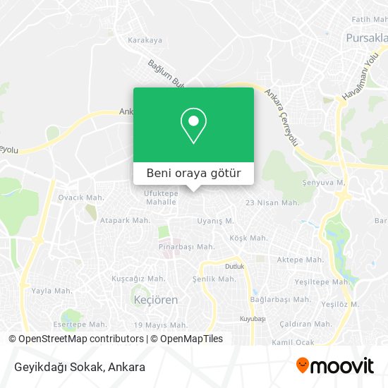 Geyikdağı Sokak harita