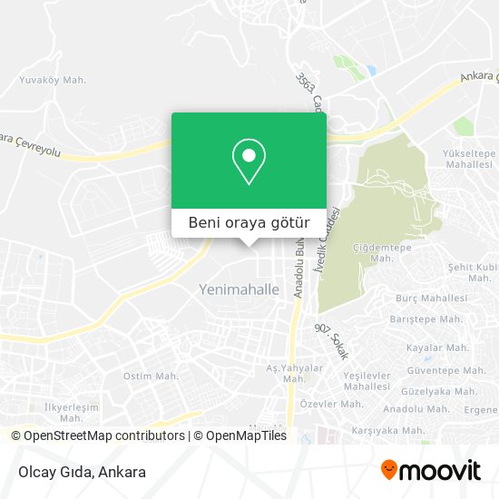 Olcay Gıda harita