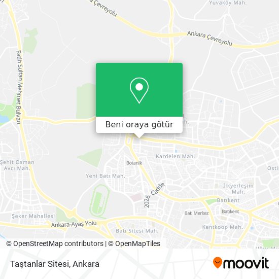 Taştanlar Sitesi harita