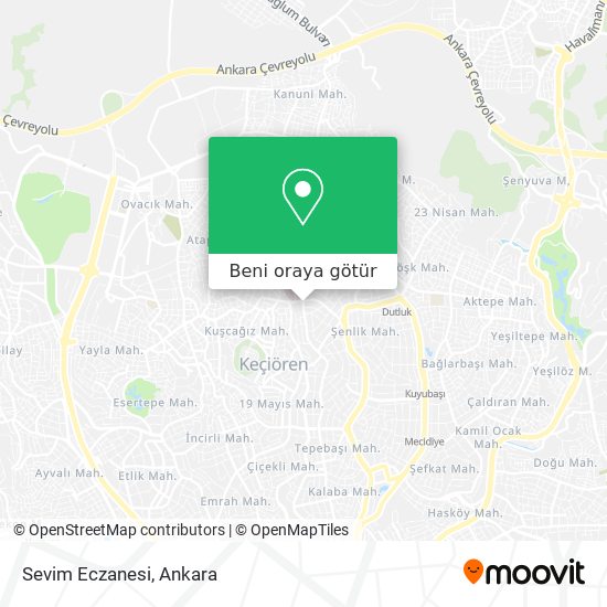 Sevim Eczanesi harita