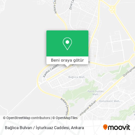 Bağlıca Bulvarı / İşturkuaz Caddesi harita