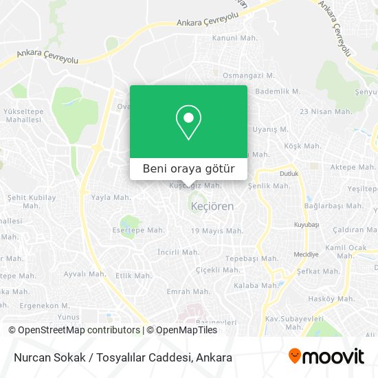 Nurcan Sokak / Tosyalılar Caddesi harita