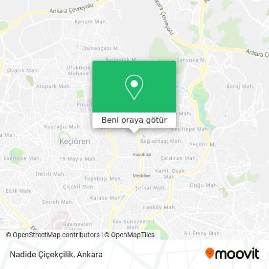 Nadide Çiçekçilik harita