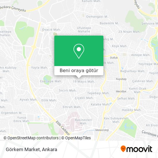 Görkem Market harita