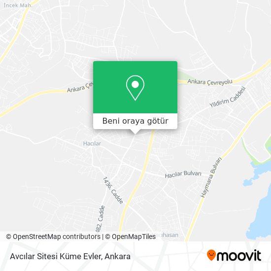 Avcılar Sitesi Küme Evler harita