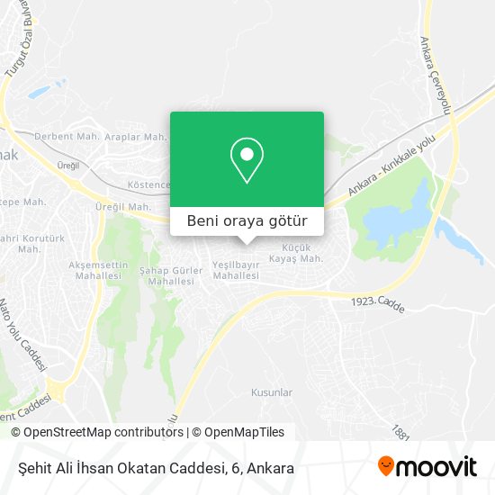 Şehit Ali İhsan Okatan Caddesi, 6 harita
