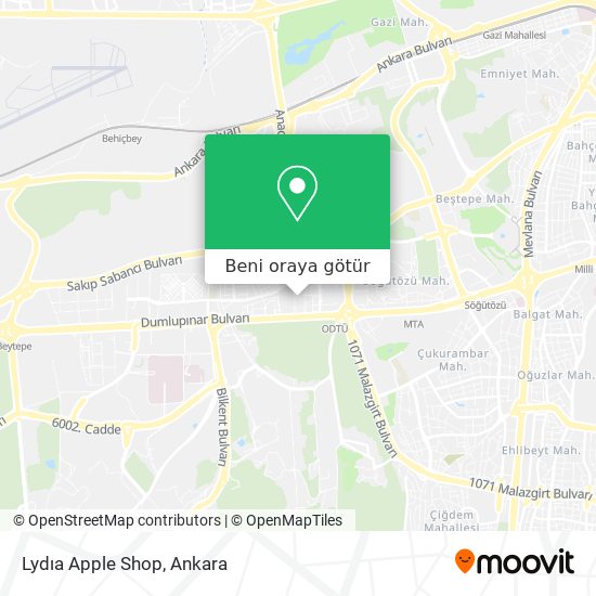 Lydıa Apple Shop harita