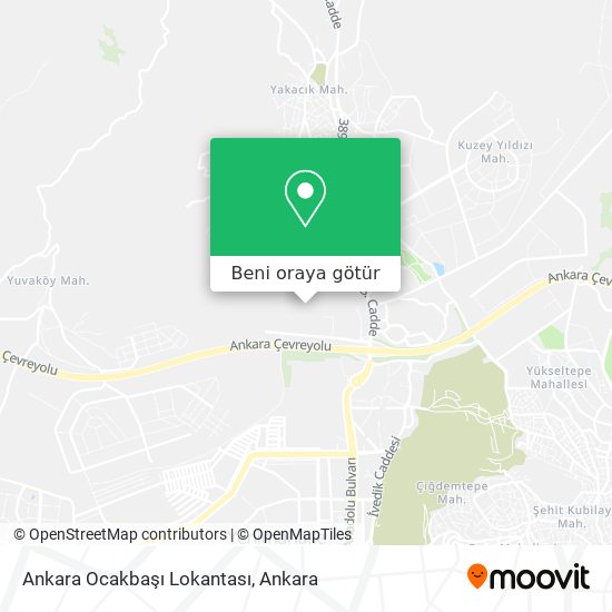 Ankara Ocakbaşı Lokantası harita