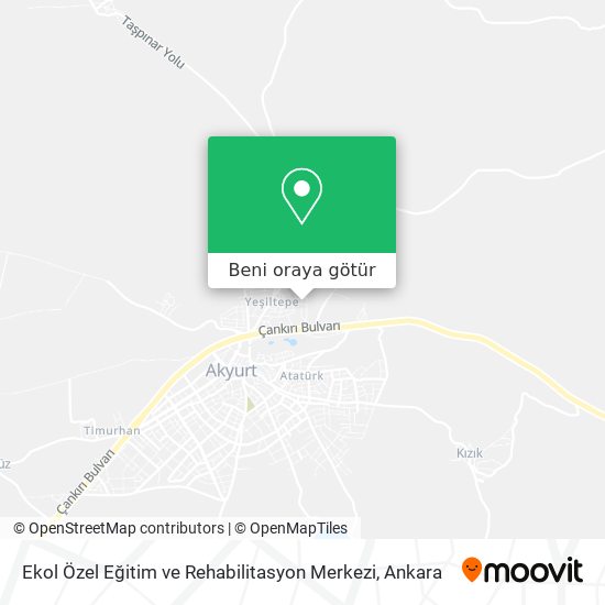 Ekol Özel Eğitim ve Rehabilitasyon Merkezi harita
