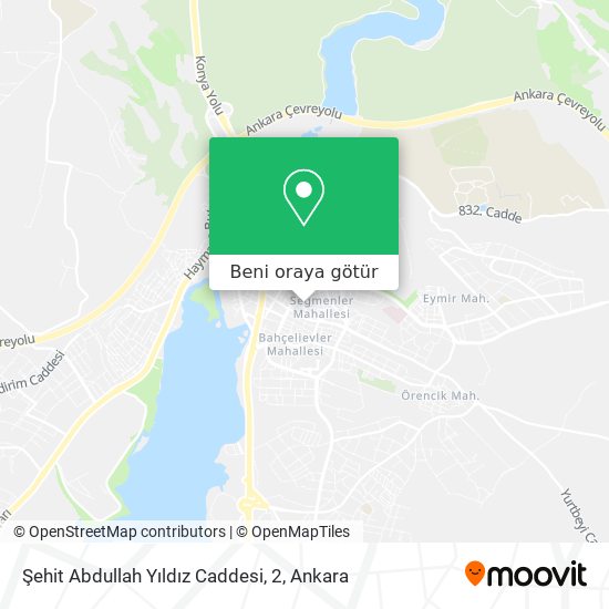 Şehit Abdullah Yıldız Caddesi, 2 harita