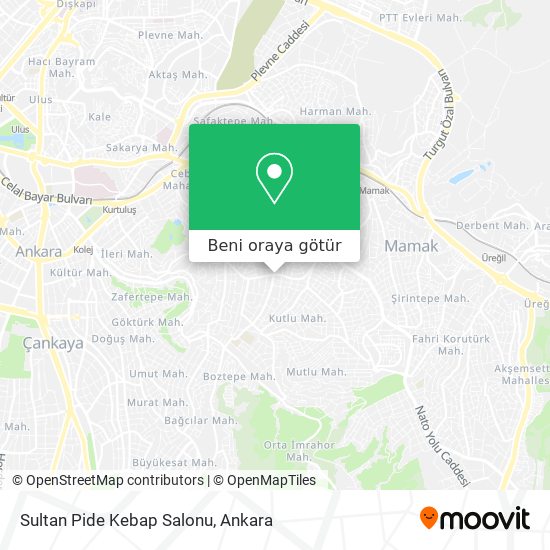 Sultan Pide Kebap Salonu harita