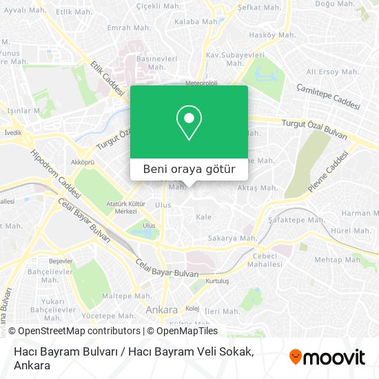 Hacı Bayram Bulvarı / Hacı Bayram Veli Sokak harita
