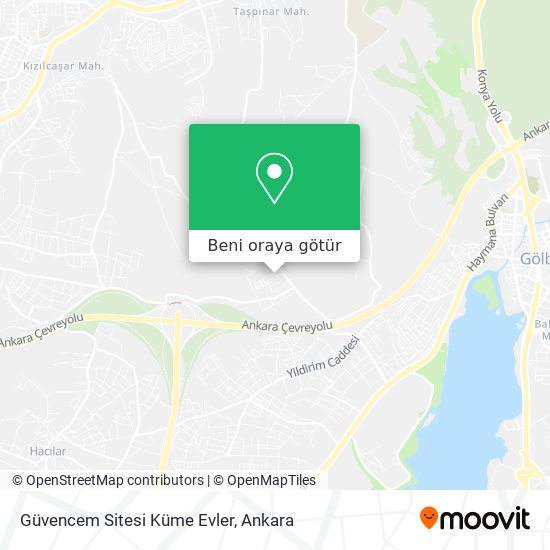 Güvencem Sitesi Küme Evler harita