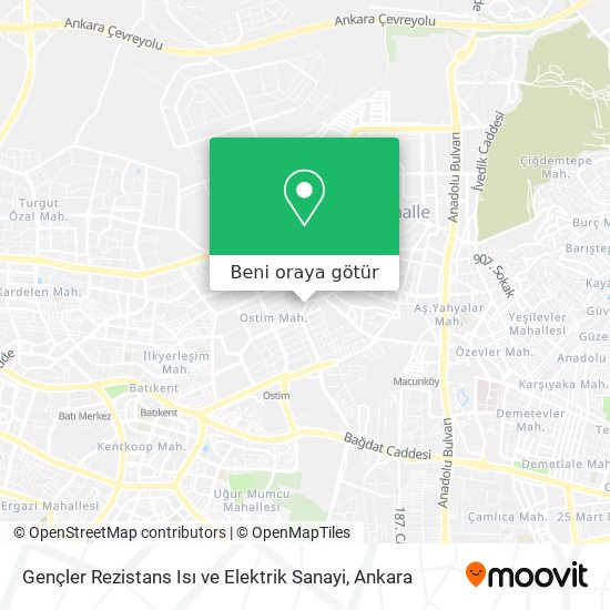 Gençler Rezistans Isı ve Elektrik Sanayi harita