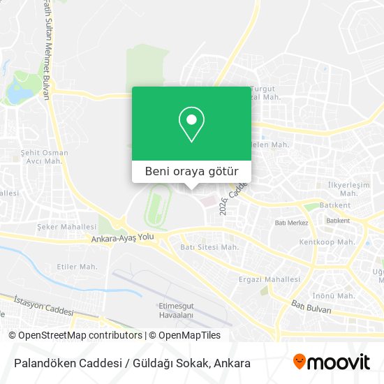 Palandöken Caddesi / Güldağı Sokak harita
