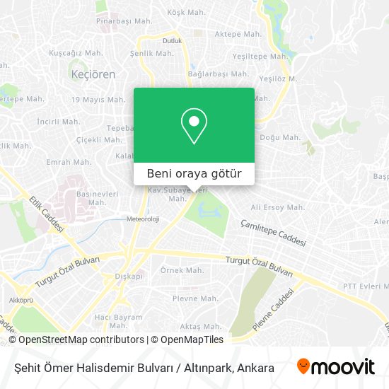 Şehit Ömer Halisdemir Bulvarı / Altınpark harita