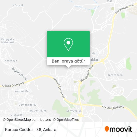 Karaca Caddesi, 38 harita