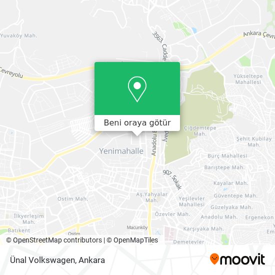Ünal Volkswagen harita