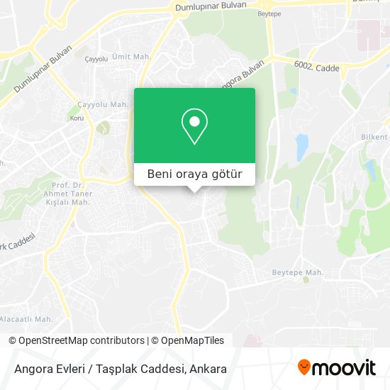 Angora Evleri / Taşplak Caddesi harita