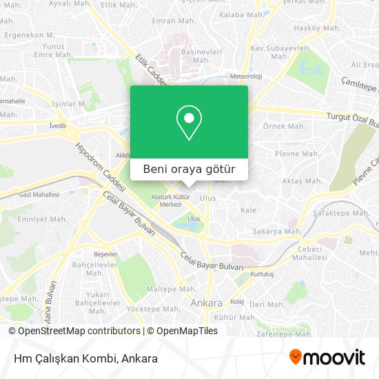 Hm Çalışkan Kombi harita