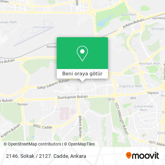 2146. Sokak / 2127. Cadde harita