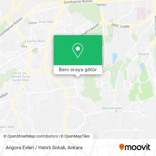 Angora Evleri / Hatırlı Sokak harita